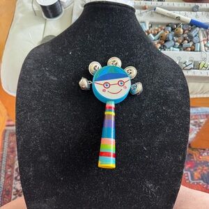 Colorful Kids Handheld Bell Rattle